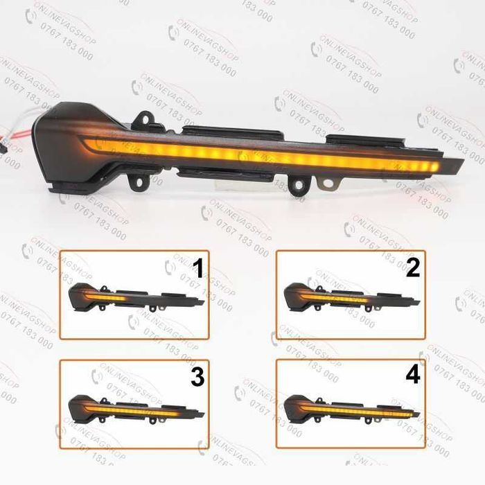 Semnalizare dinamica oglinda Seat Leon 3, 5F, Ibiza 6F, Arona