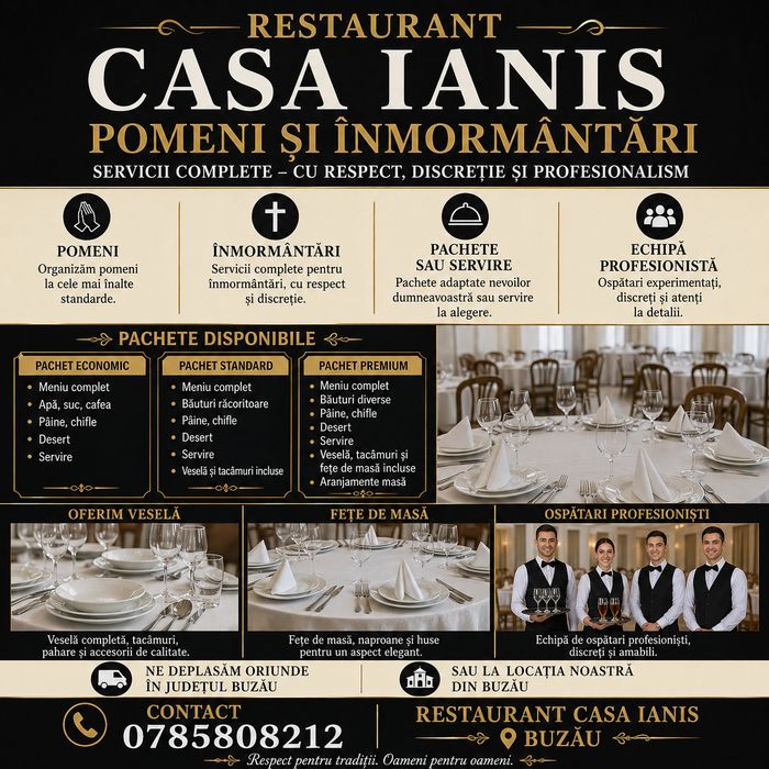 Catering,  pomeni, nunti, botezuri,