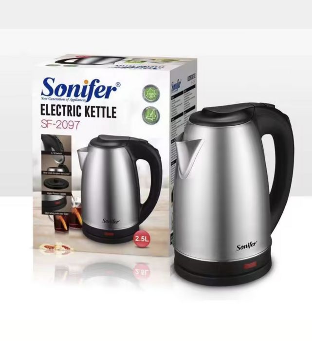 Супер скидка !!! новый электро чайник 2,5 литр Sonifer, choyne