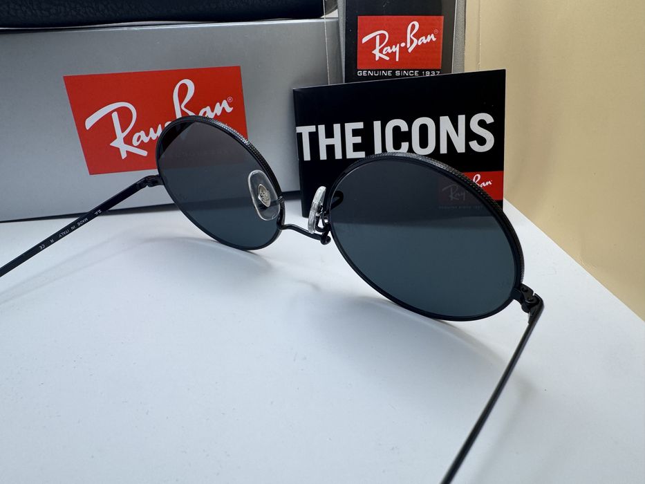 Ochelari de soare RAY BAN 1970 Oval Noi