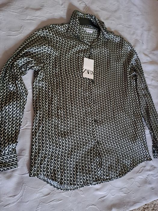 Camasa Zara Satinata premuium,model Balmain,L 42