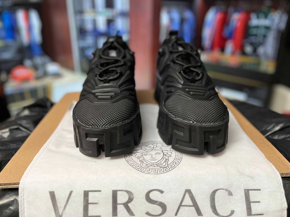 [Premium] Adidasi/sneakers high top/ghete Versace Greca Labyrinth