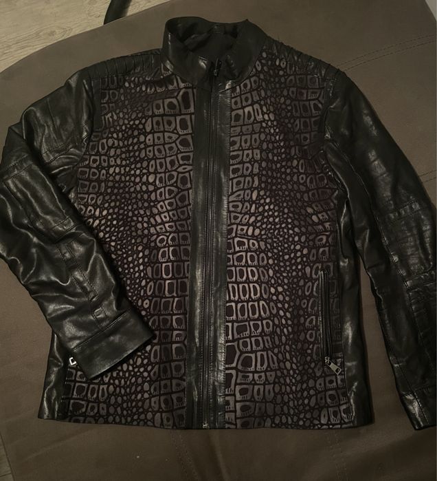 Мъжко яке от естествена кожа