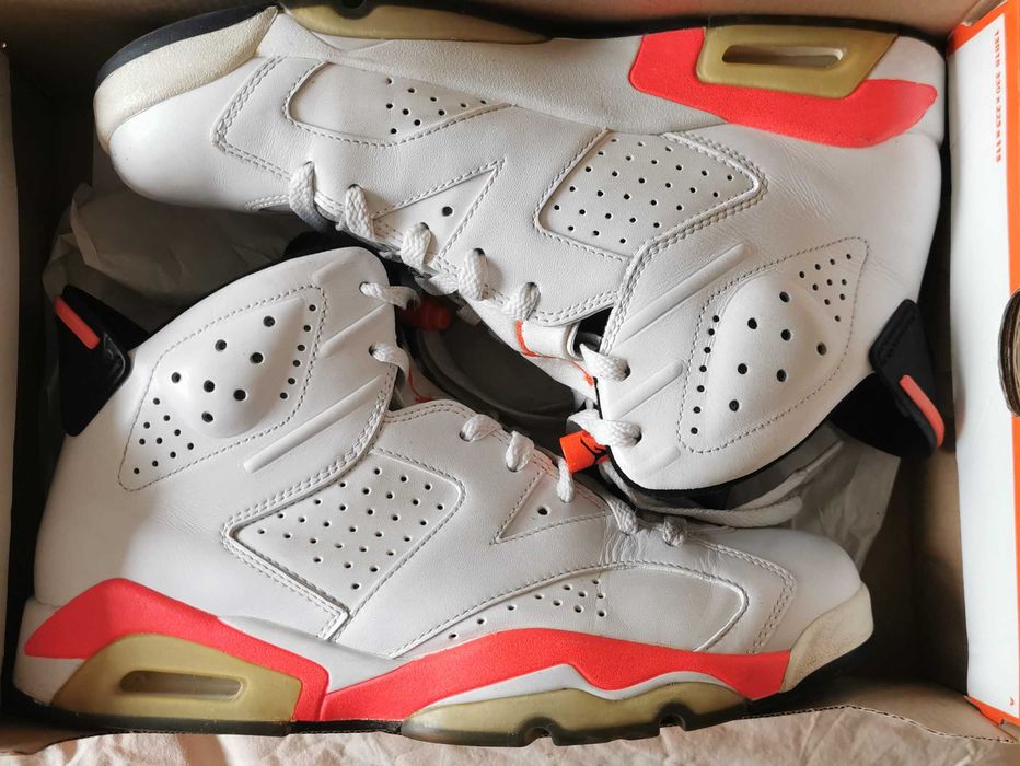 Air Jordan 6 Retro "White Infrared" (2014) | Размер 42.5 | ТОП състояние