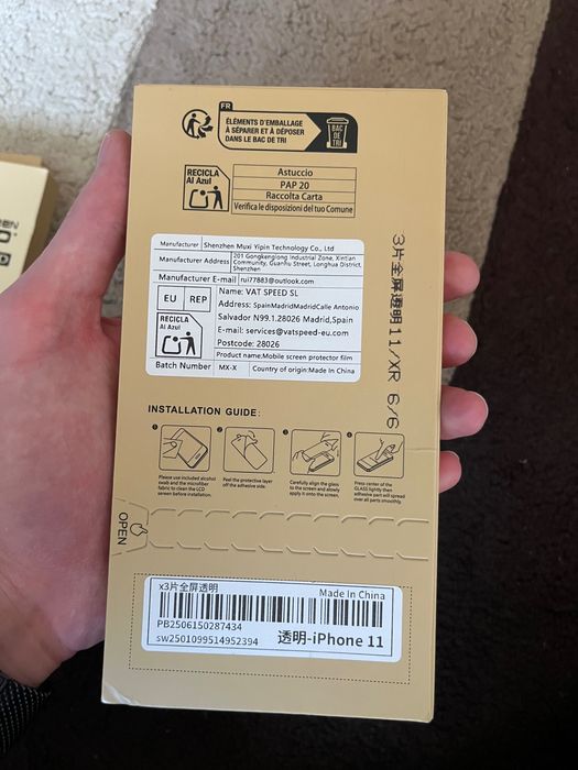 Vand folii de sticla de la Iphone 11 pana la Iphone 16