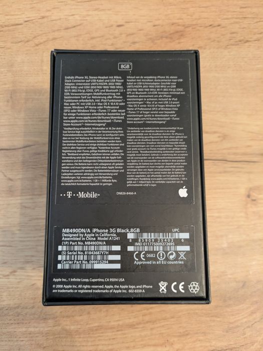 Apple iPhone 3/3gs Cutie Imei La fel