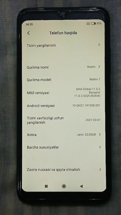 Tellefon redmi 7 sotiladi