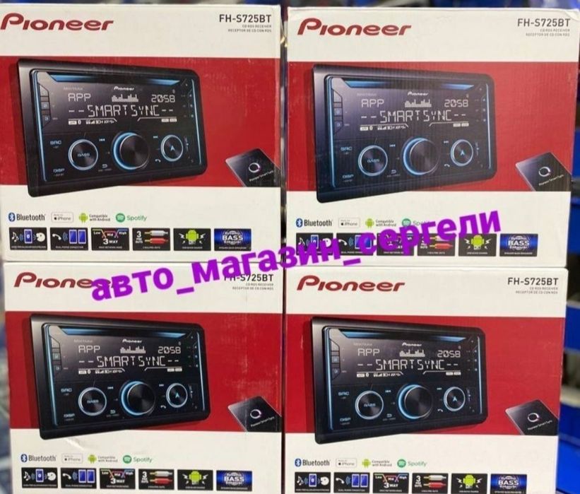 Pioneer 725 BT магнитофон