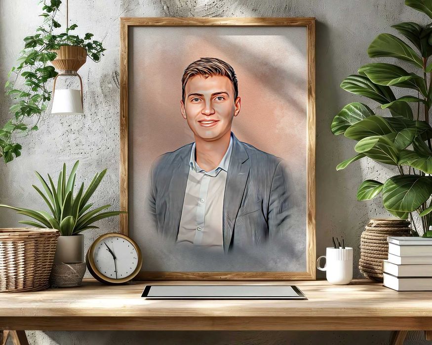 Дигитален анимиран портрет по снимка