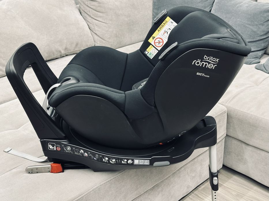 Scaun auto copii Britax Romer DualFix iSense rotativ 3luni-4ani LED