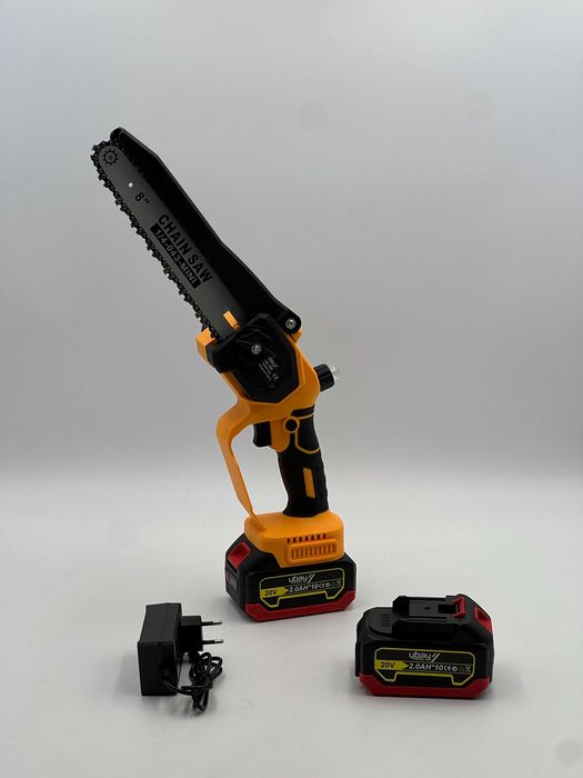 Цепная пила Ubay UB-208BL | АКБ 20 В | 8 и 10 дюймов | 2 аккумулятора