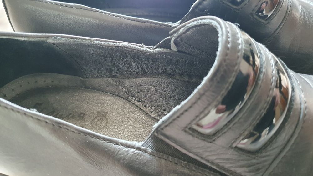 Черни обувки от естествена кожа N°37