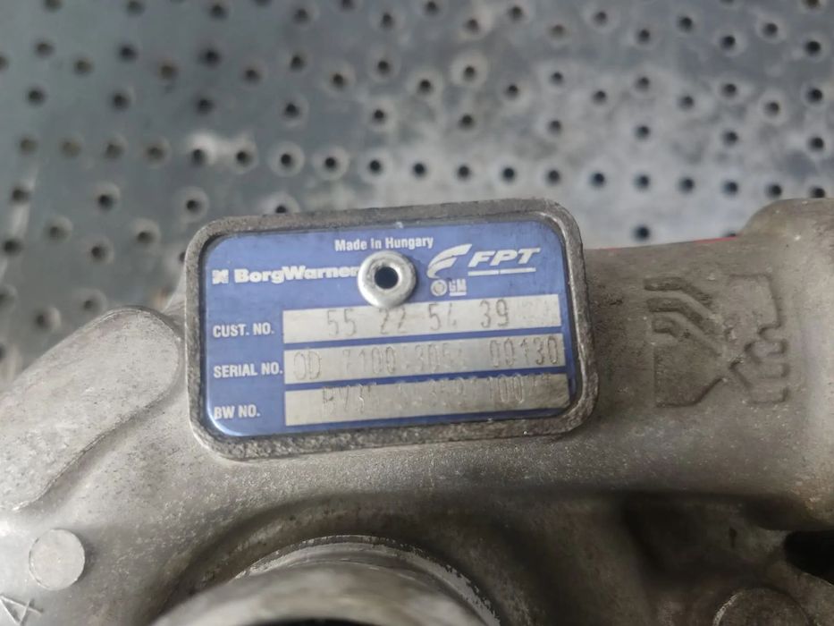 Turbina 1.3 d multijet 199b2000 fiat grande punto doblo fiorino qubo alfa romeo mito 955 55225439