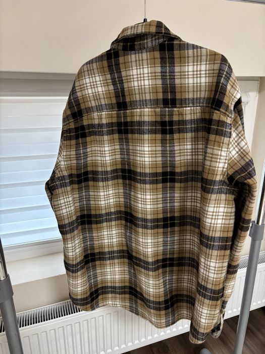 Риза от топла материя каре H&M