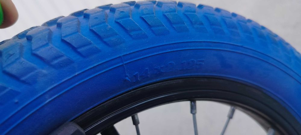 Детски велосипед Drag 14" Rush, Син/Зелен