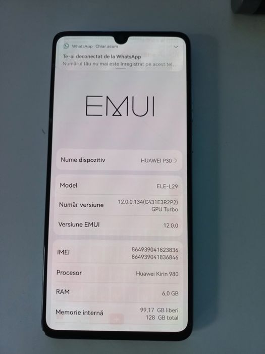 Huawei p30 128gb 6gb ram
