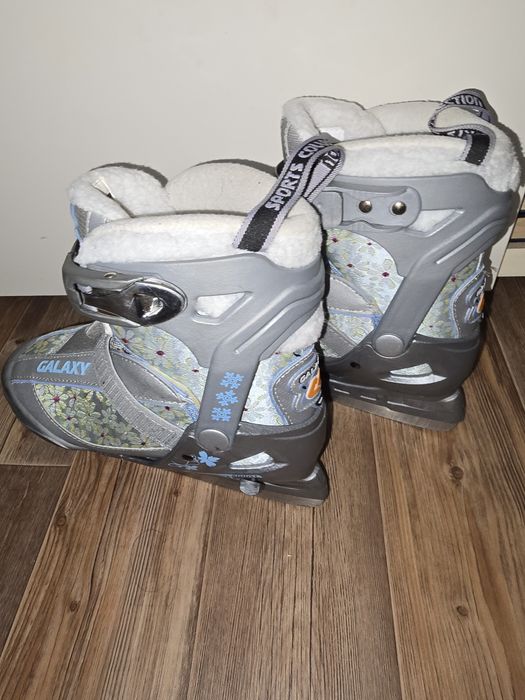 Коньки детские на девочку (раздвижные)