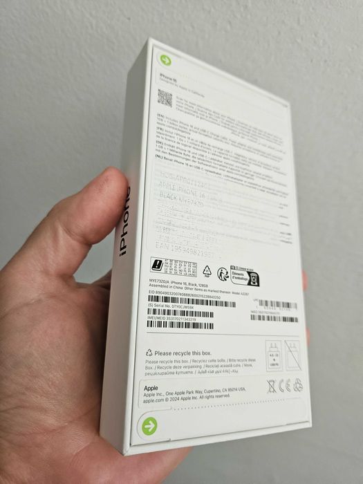 Iphone 16, 128 Gb, neverlock, sigilat la cutie.