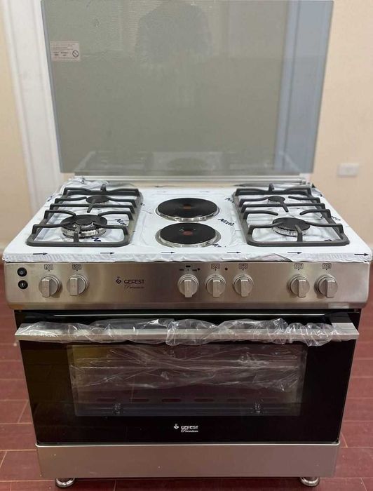 Gefest Комбинированная плита (90×60) Model: GF1042IX INOX Доставка