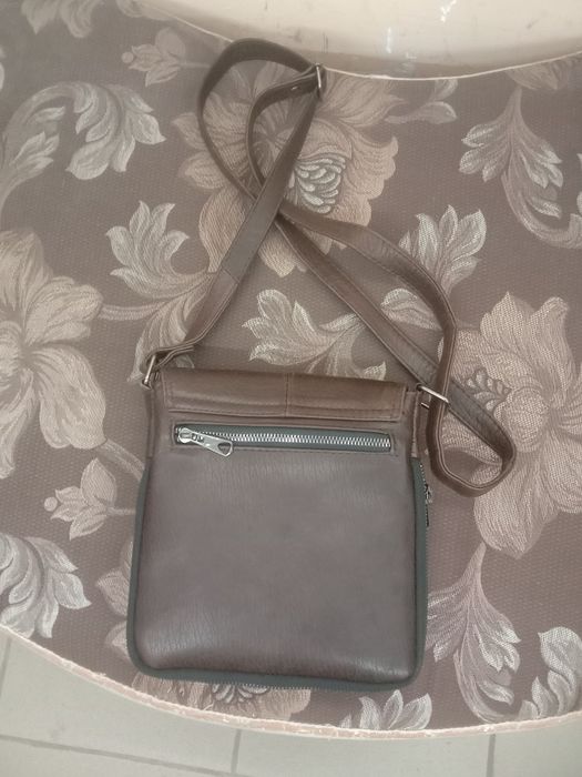 Барсетка кожаная