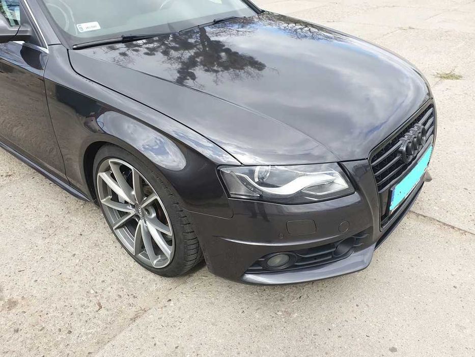 Bara fata cu grila radiator Fagure RS-LOOK Audi A4 B8 07-12 LZ9Y Negru VOPSITA