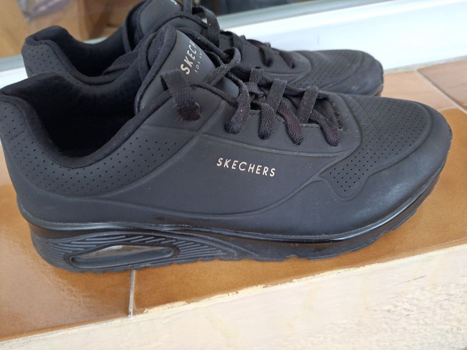 Мъжки кожени маратонки Schecers