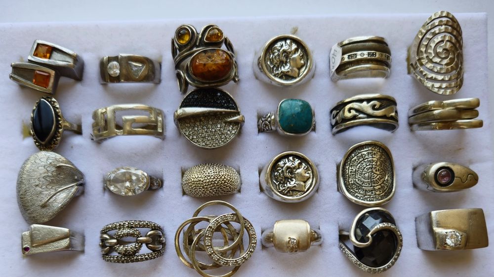 Сребърни накити, проба 925 и 950