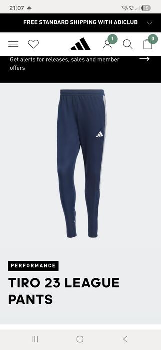 Pantaloni Adidas TIRO 23 L PNT- Bărbați- Mărimea M
