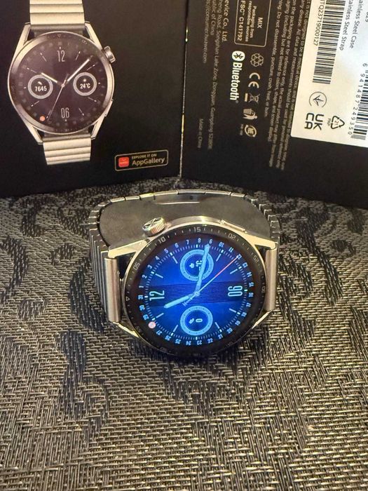 Смарт часовник Huawei Watch GT3 Stainless Steel Strap 46мм