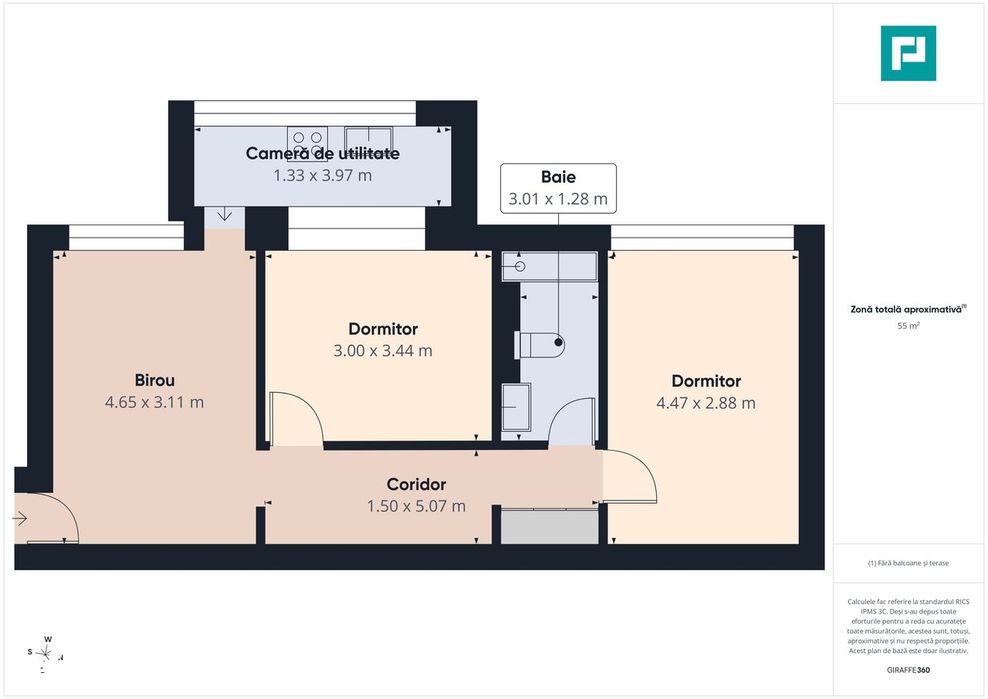 Apartament 3 camere, Cantemir