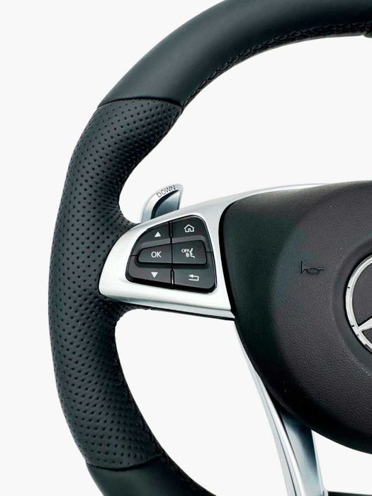 Руль AMG Mercedes-Benz C-Class W205 с типтроником, Black Piano
