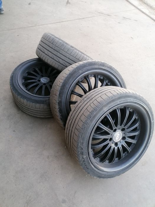 Jante bmw e60, e61 r18 cu anvelope vară, iarnă