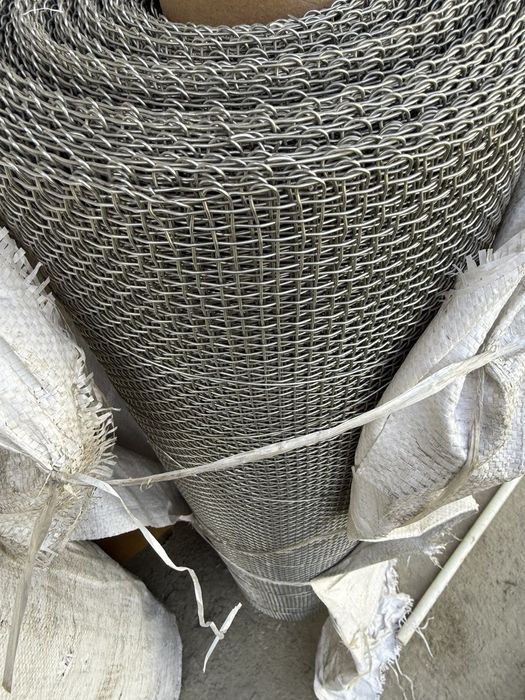 Сетка нержавеющая сталь 12Х18Н10Т, ячейка 0.5мм, ячейка 5*5мм