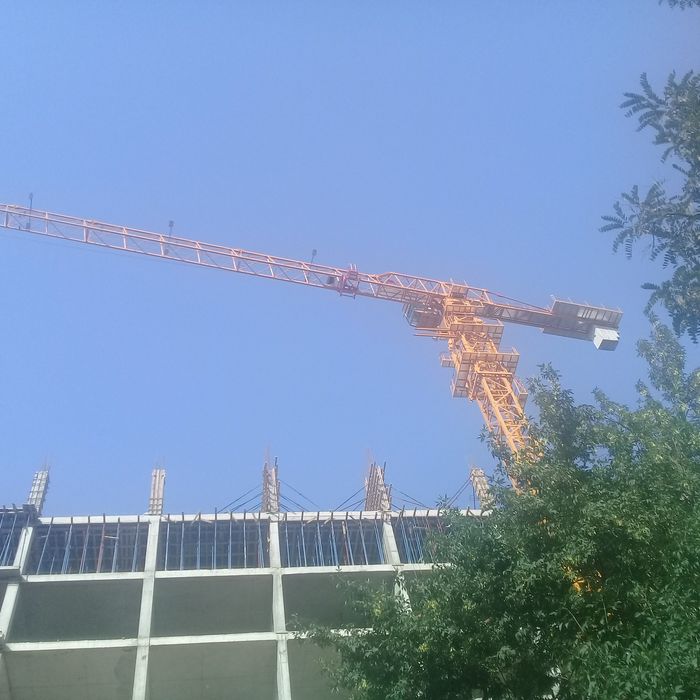 Башений кран мантаж.. Минорали юк кутаргичларни йиғиш.