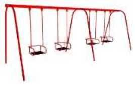 Качели 4-х местные