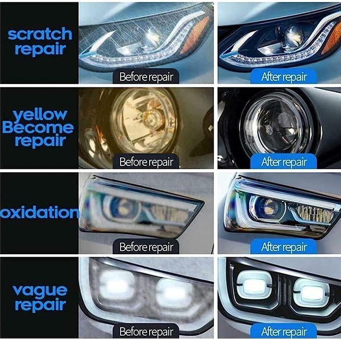 защитно керамично покритие 9h за фарове, 30 мл + апликатор ...