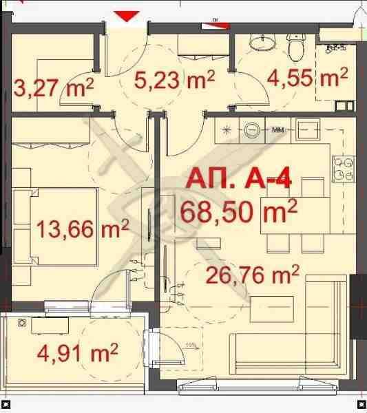 Двустаен апартамент в Славейков! 103463