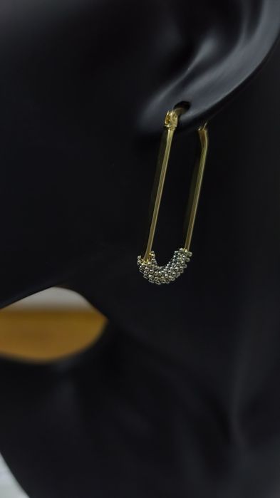 Серьги из жёлтого золота