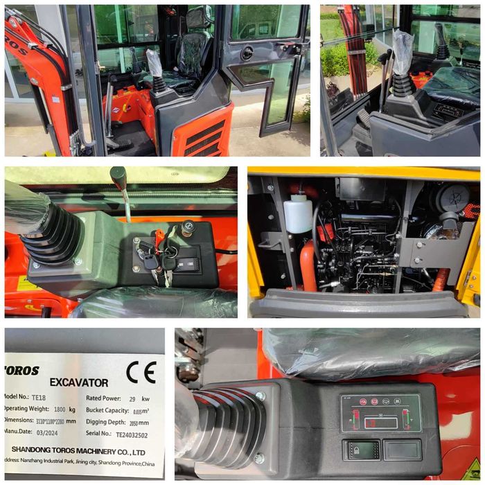 Мини багер TOROS-T18 MAX