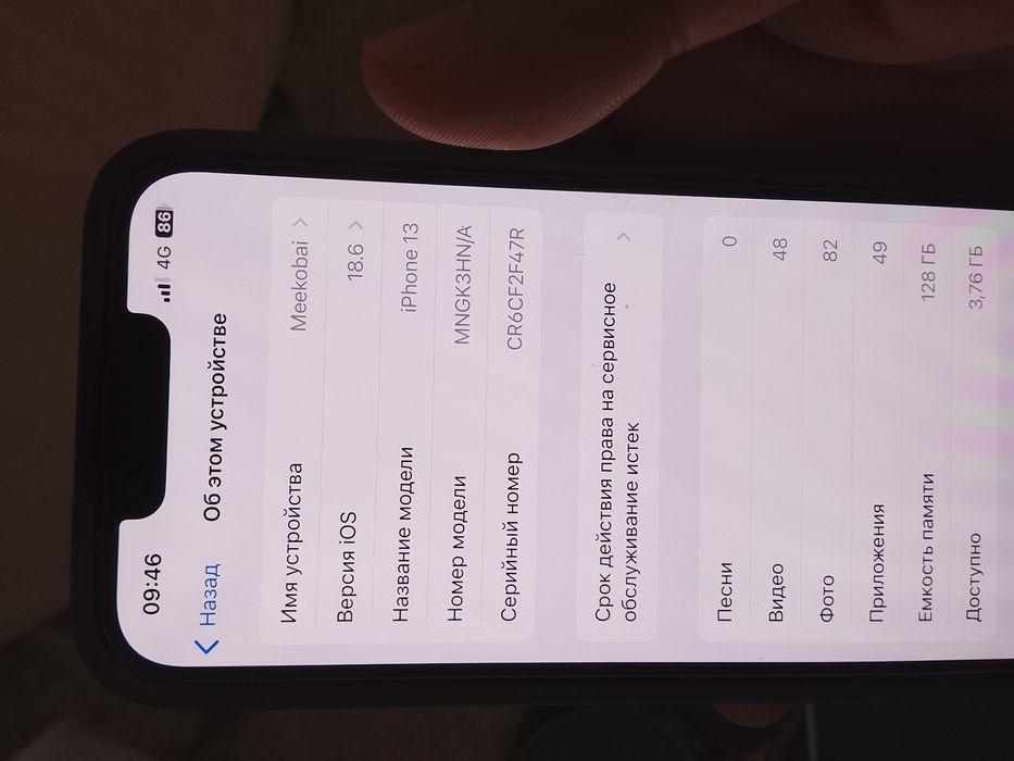 Iphone 13/128GB Зеленый цвет