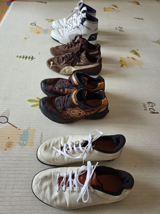 4 чифта маратонки размери 35 и 36 / Puma / Skechers / Adidas