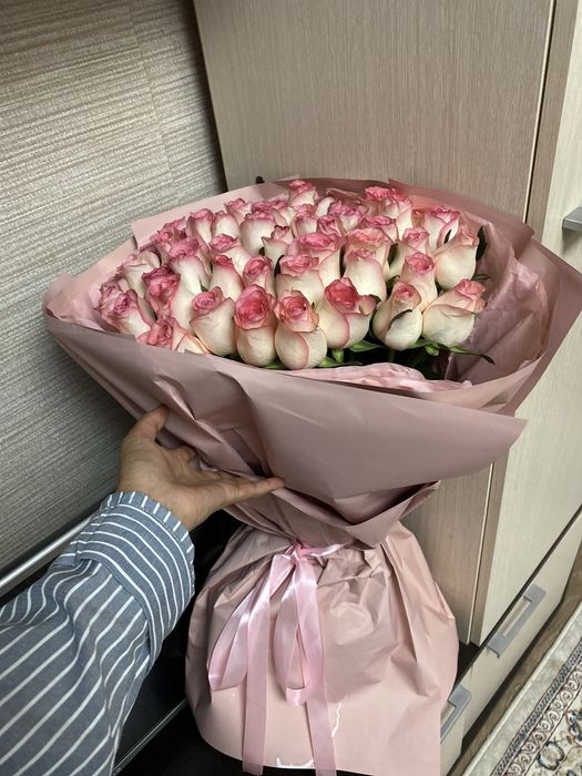 Цветы,роза 51 шт