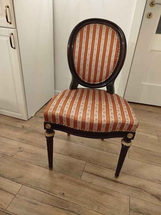 4 scaune lemn tapițat