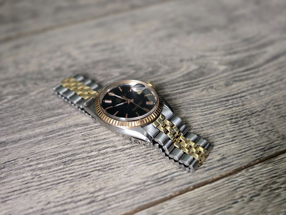 Ceas Rolex Datejust 36,Aur
18K+Otel,referință 1601,