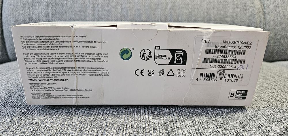 SONY WH-XB910N EXTRA BASS – Ca Noi | Noise Cancelling | 449 Lei