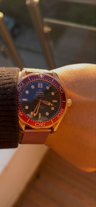 Omega Seamaster bronze gold