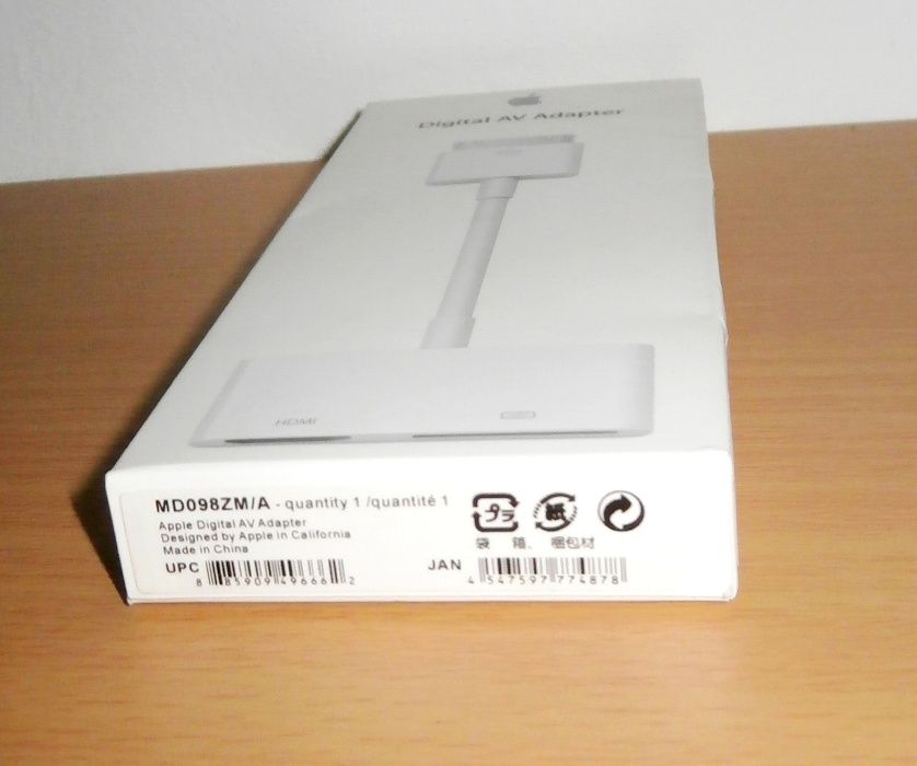Adaptor Apple 30-pin Digital AV Adapter MD098ZM/A , original 100%
