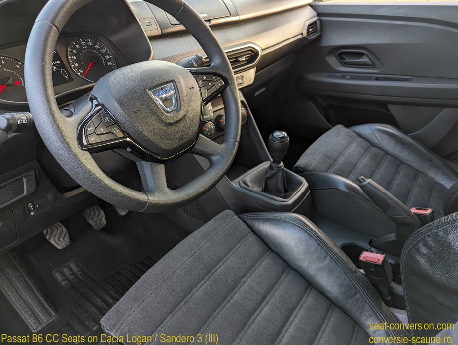 Sistem adaptare scaune de Passat B6 CC pe Logan Sandero 3 III 2020 +