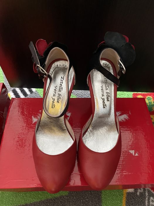 Pantofi piele naturala marimea3