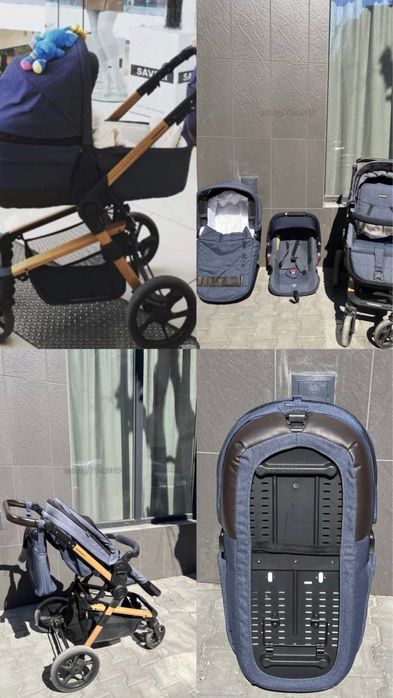 Бебешка количка Foppapedretti Iwood 3в1